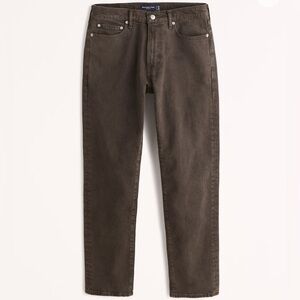Abercrombie & Fitch Brown Straight Men Jeans